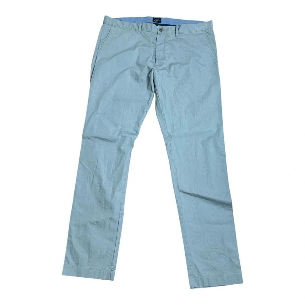 NWOT J.Crew 484 Sim-fit lightweight garment-dyed stretch chino gray Sz 36/32